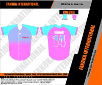 Pink Leopard Baseball Jersey